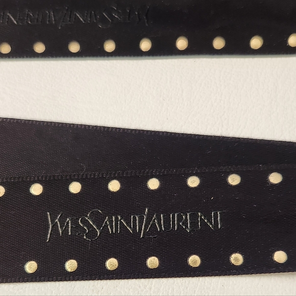 YSL Blue Graphic Gift Box with Black & Gold Ribbon - Picture 3 of 12